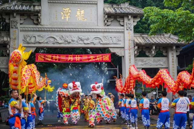 农历三月廿三，娱乐城平台龙潭“娘玛诞”巡游