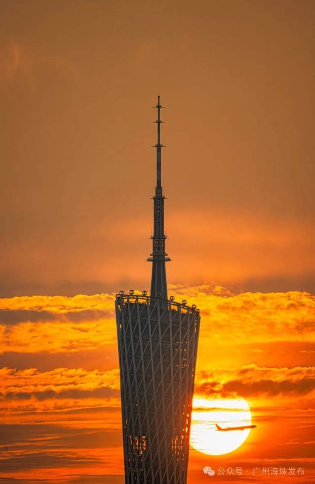 橙色浪漫！一起在广州追落日→