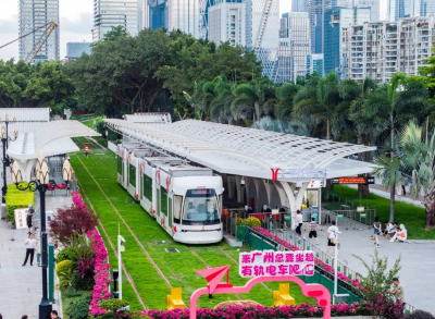 有轨电车广州塔站回归！7月1日焕新启用！